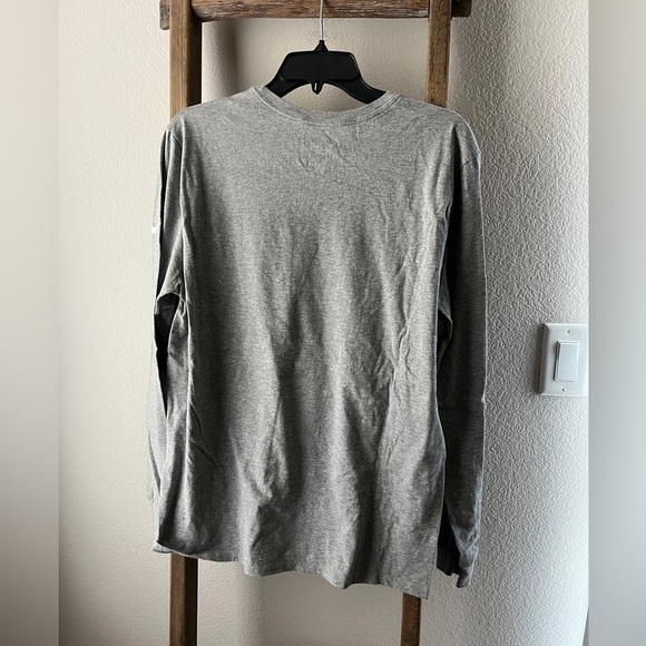 Nike Men's Gray Long Sleeve Shirt - Size L Worn - Picture 2 of 4